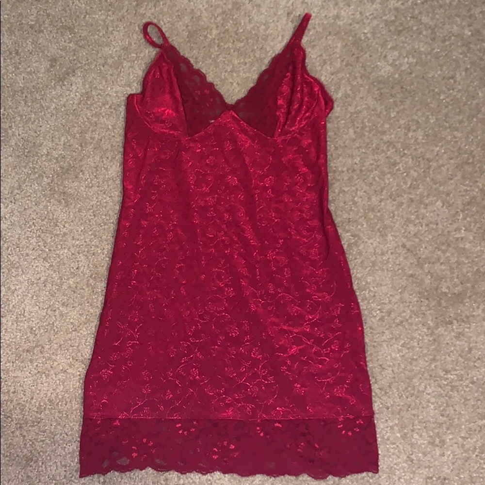 Arianne Slip Dress with Lace Fringe